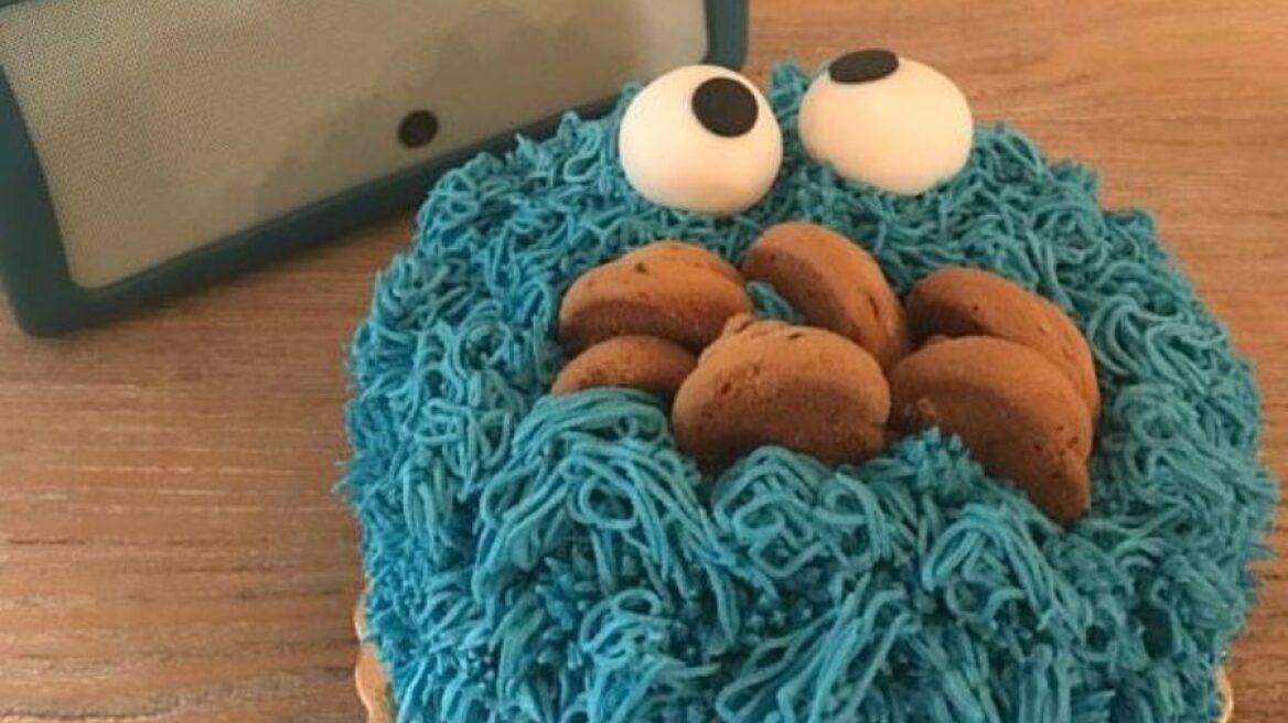 Αν αγαπάτε το Cookie Monster αυτή η τούρτα θα σας ενθουσιάσει