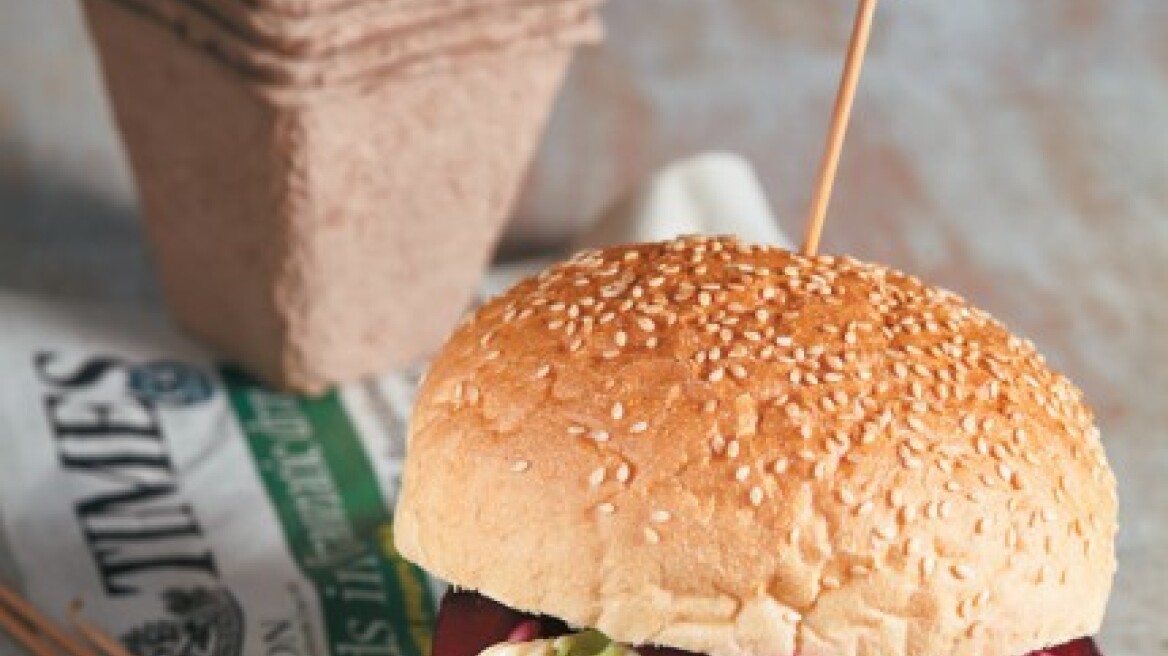 Burger μπακαλιάρου