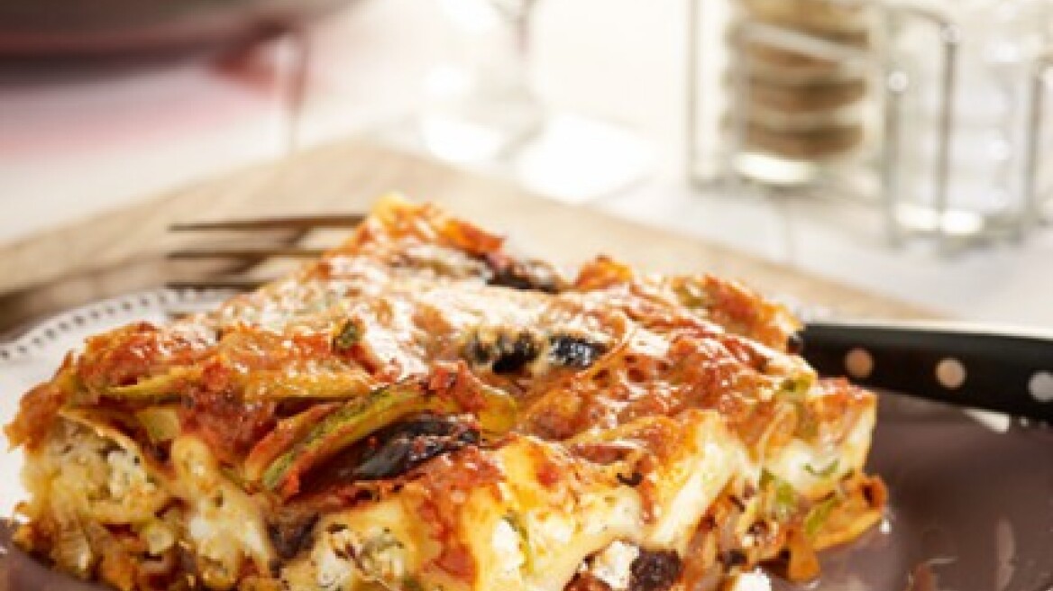 Φρέσκα λαζάνια φούρνου