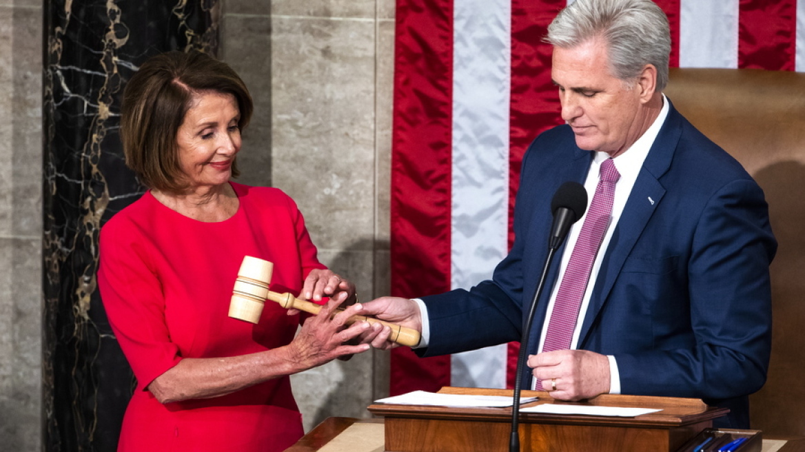 ΗΠΑ: Η Πελόζι επανεξελέγη πρόεδρος της Βουλής των Αντιπροσώπων