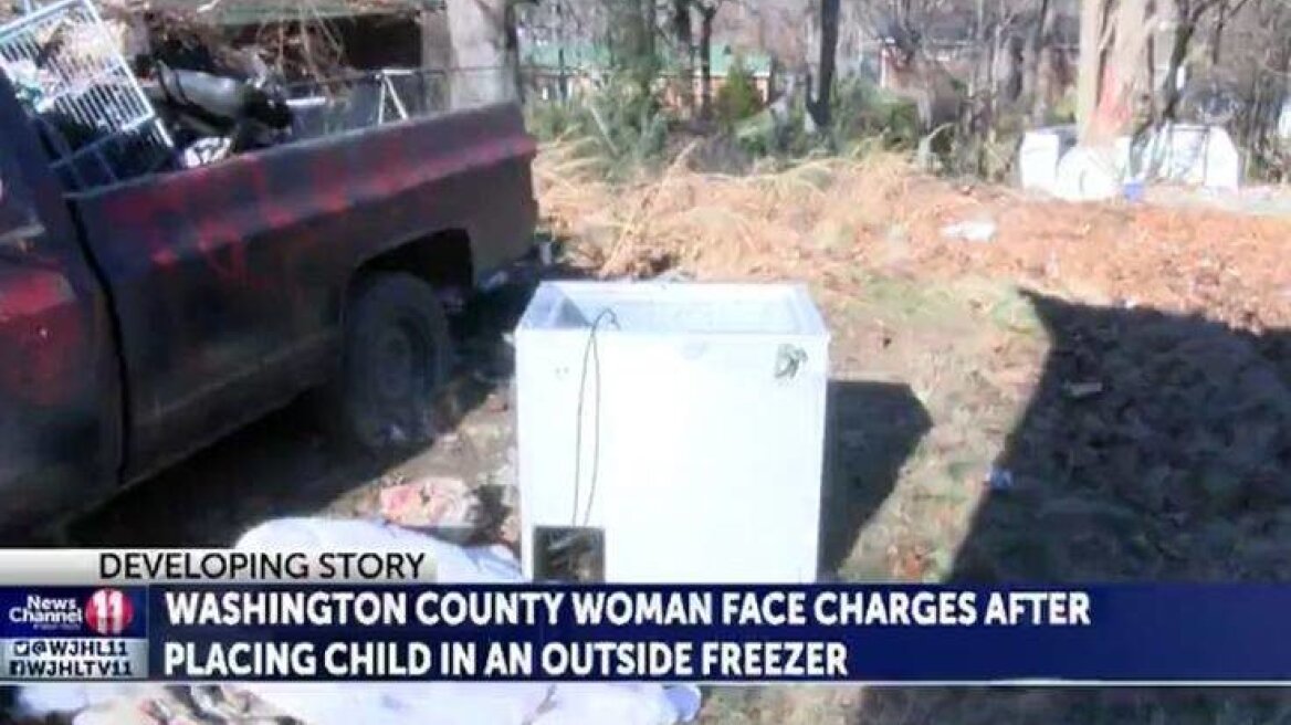 Βίντεο: Μητέρα έβαλε το 8 μηνών παιδί της σε καταψύκτη