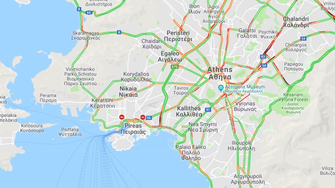 Μεγάλη η επιστροφή - Δείτε LIVE την κίνηση στους δρόμους