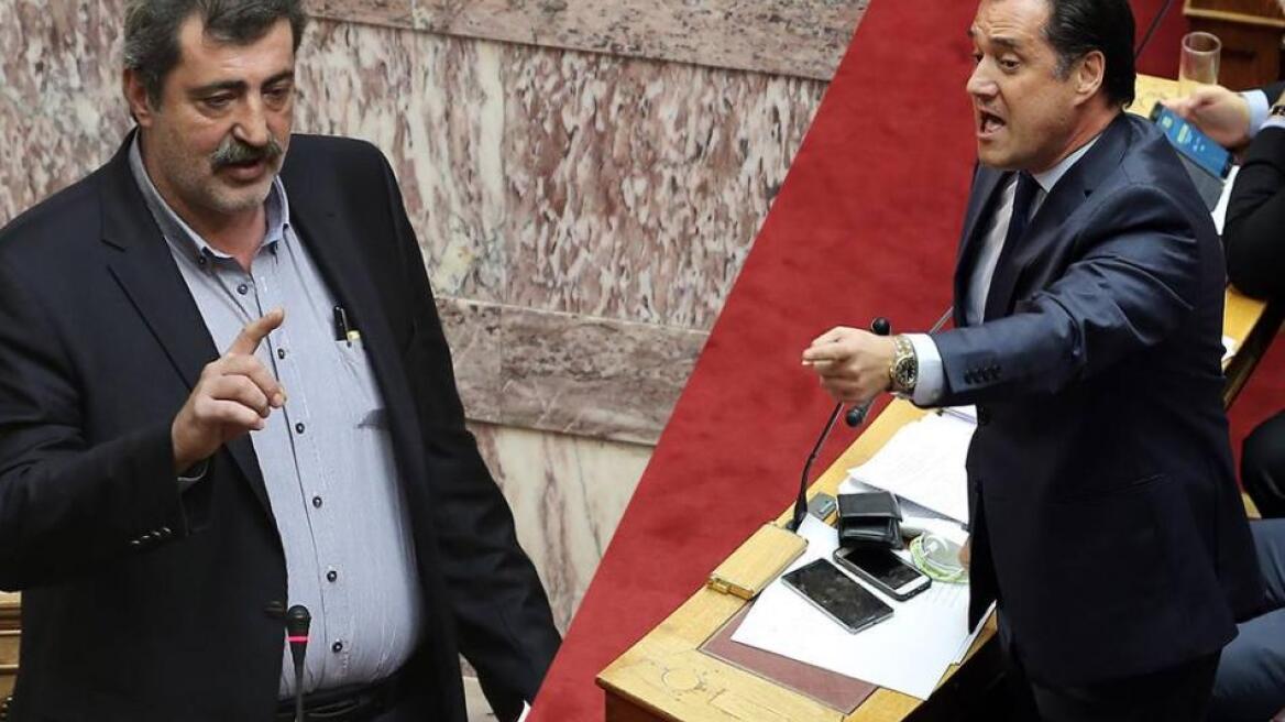 Βίντεο: Χαμός στη Βουλή μεταξύ Πολάκη-Αδωνι