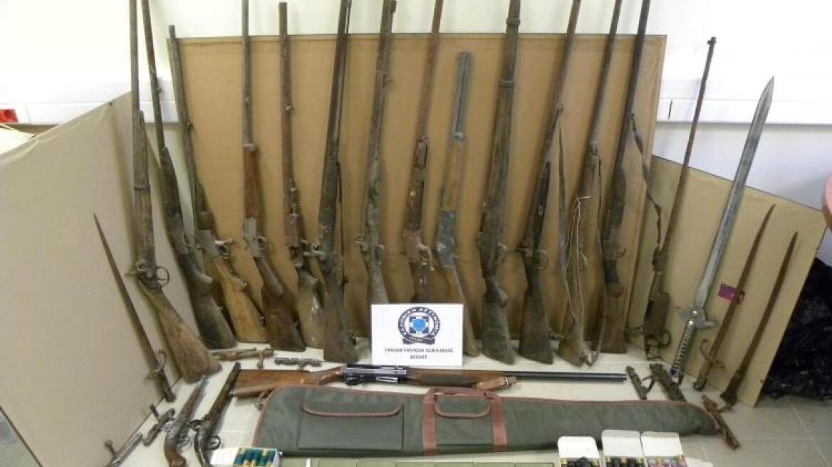 Βόλος: 53χρονος έκρυβε στο σπίτι του ολόκληρο οπλοστάσιο