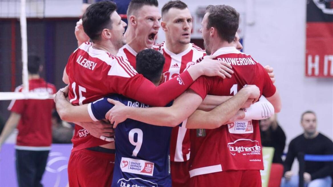 CEV Cup Βόλεϊ: Προκρίθηκε στους «8» ο Ολυμπιακός