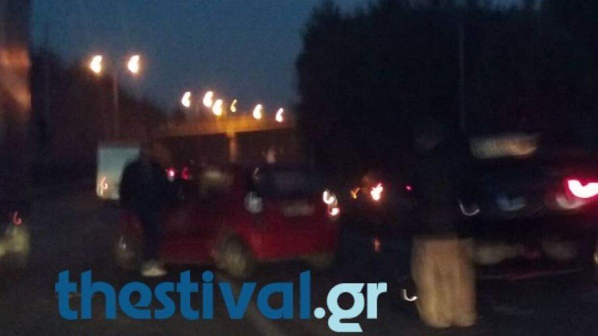 Θεσσαλονίκη: Καραμπόλα δέκα αυτοκινήτων στον περιφερειακό