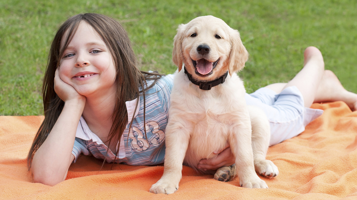 Λιγότερες αλλεργίες για τα παιδιά με τετράποδους φίλους