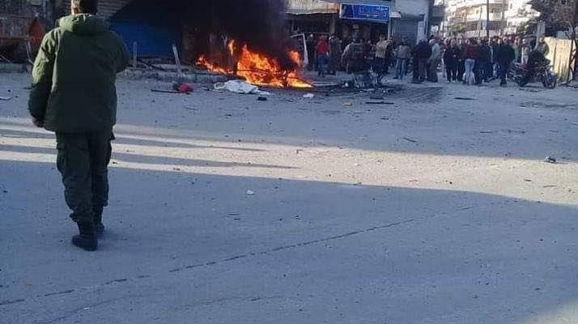 Συρία: Ένας νεκρός και 14 τραυματίες από έκρηξη παγιδευμένου αυτοκινήτου 