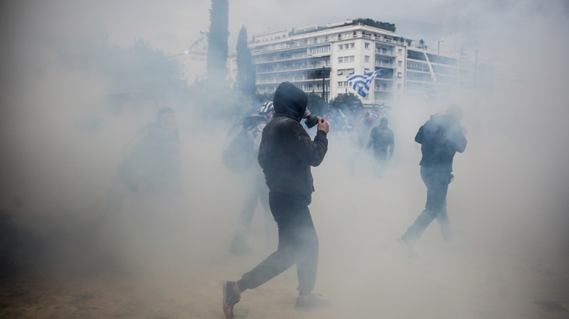 Υπό κράτηση ένας από τους επτά συλληφθέντες στο συλλαλητήριο