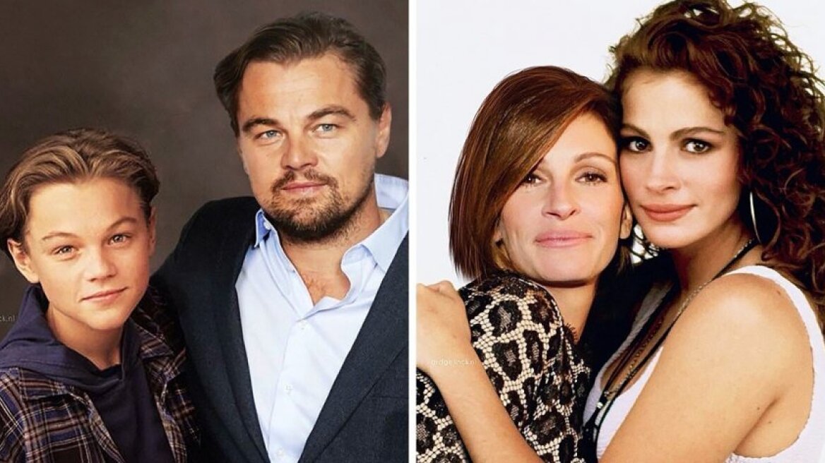 Πώς είναι να φωτογραφίζεσαι με τον... νεότερο εαυτό σου!