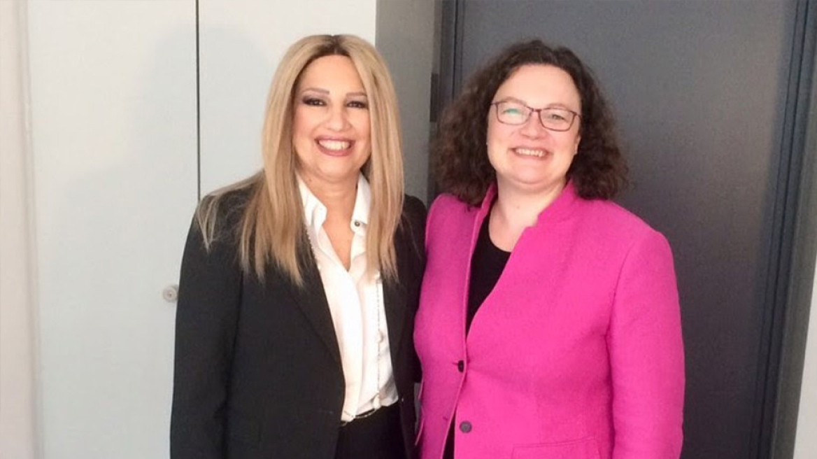 Γεννηματά: Η Ευρώπη χρειάζεται προοδευτικές λύσεις απέναντι στη λιτότητα