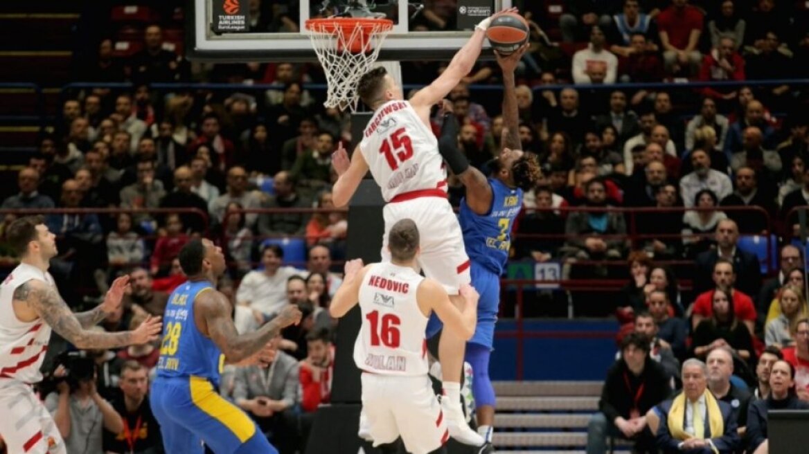Euroleague: Προς playoffs η Αρμάνι, προς το σπίτι της η Μακάμπι