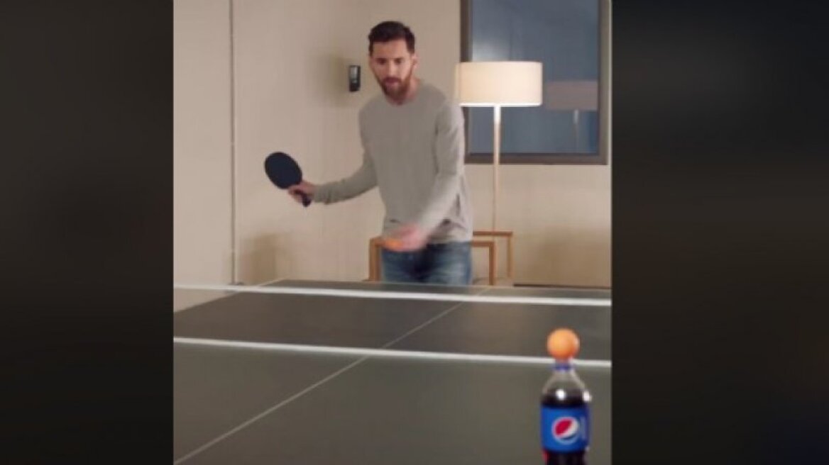 Βίντεο: Ο Μέσι κάνει τα μαγικά του και στο πινγκ πονγκ