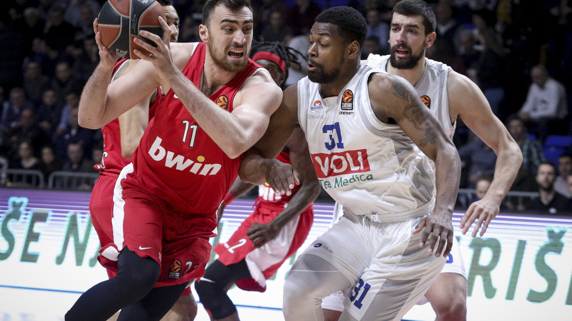 Euroleague, Μπούντουτσνοστ-Ολυμπιακός 76-89: Επιτέλους νίκη για τους ερυθρόλευκους