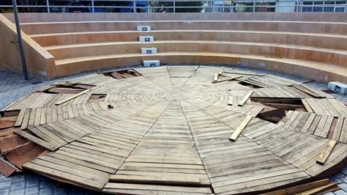 Κρήτη: Διέλυσαν πάρκο λίγο πριν τα εγκαίνιά του 