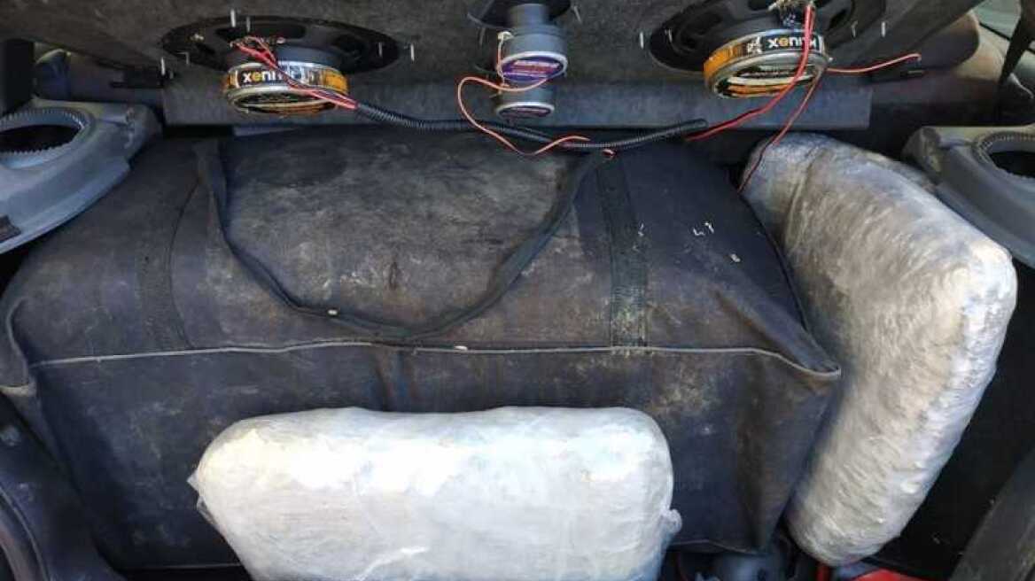 Θεσπρωτία: Αλλοδαπός «τίγκαρε» το Ι.Χ. του με 116 κιλά χασίς