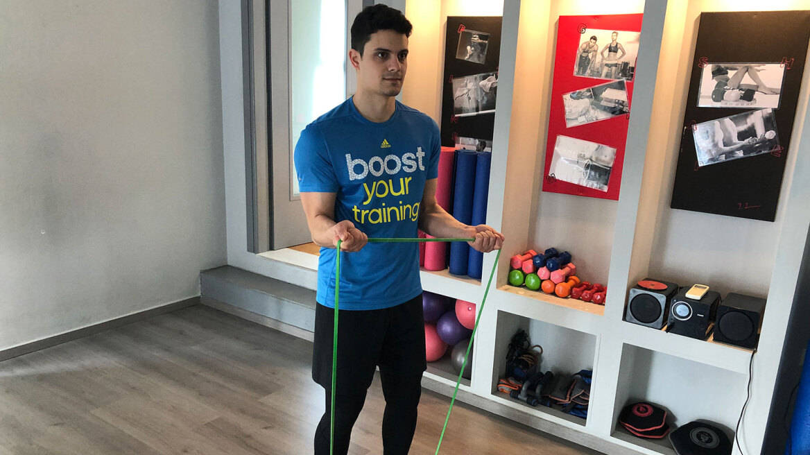 Band Workout: Γράμμωση με ένα λάστιχο