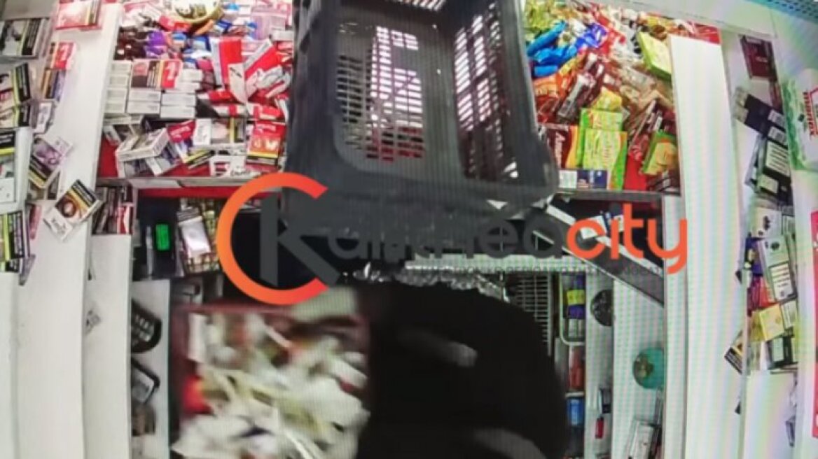 Βίντεο- ντοκουμέντο από ληστεία σε περίπτερο στην Καλλιθέα