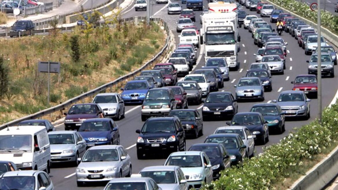 Μεγάλο μποτιλιάρισμα στον Κηφισό