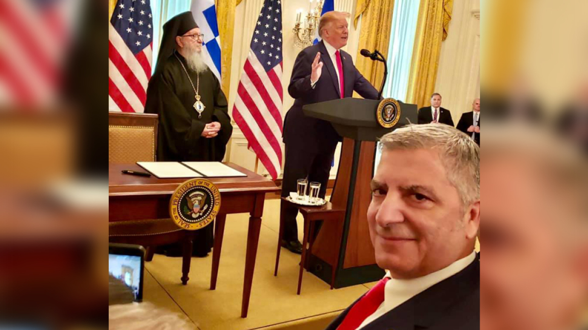 Στο Λευκό Οίκο ο υποψήφιος περιφερειάρχης Αττικής Γ. Πατούλης 