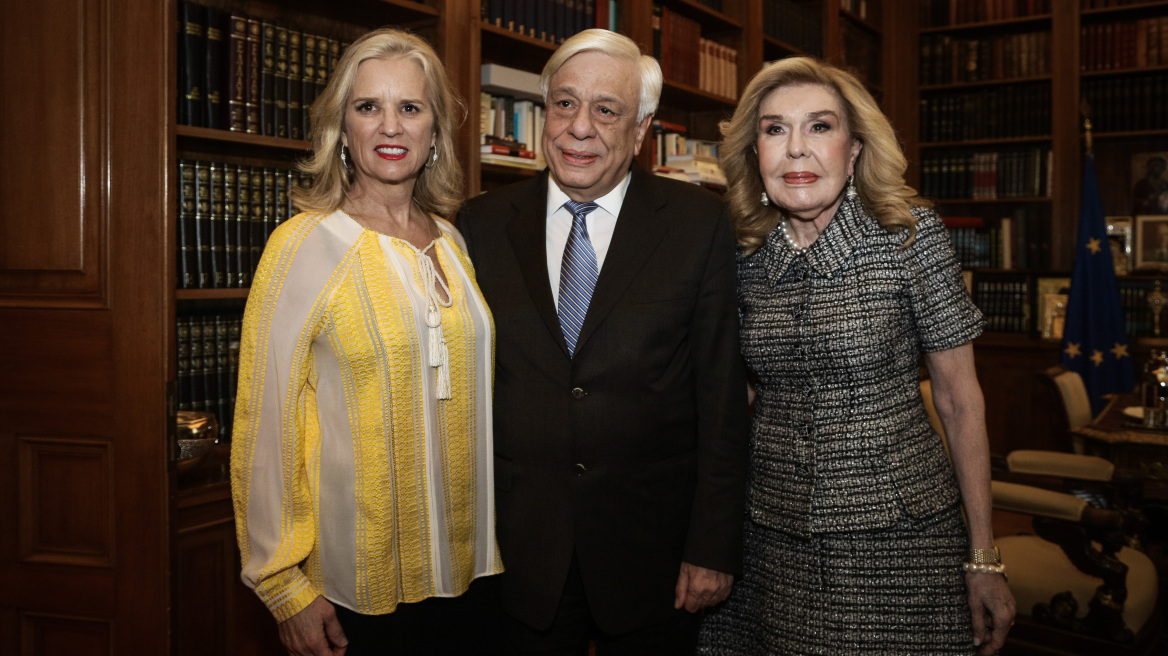 Συνάντηση Παυλόπουλου με Μαριάννα Βαρδινογιάννη και Κέρι Κένεντι: Ο Παρθενώνας είναι το λίκνο του κοινού μας δυτικού πολιτισμού