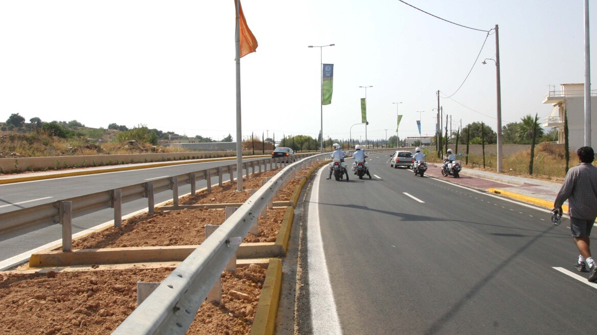 Κλείνει για 8 ημέρες η λ.Μαραθώνος μεταξύ Παλλήνης - Ανθούσας