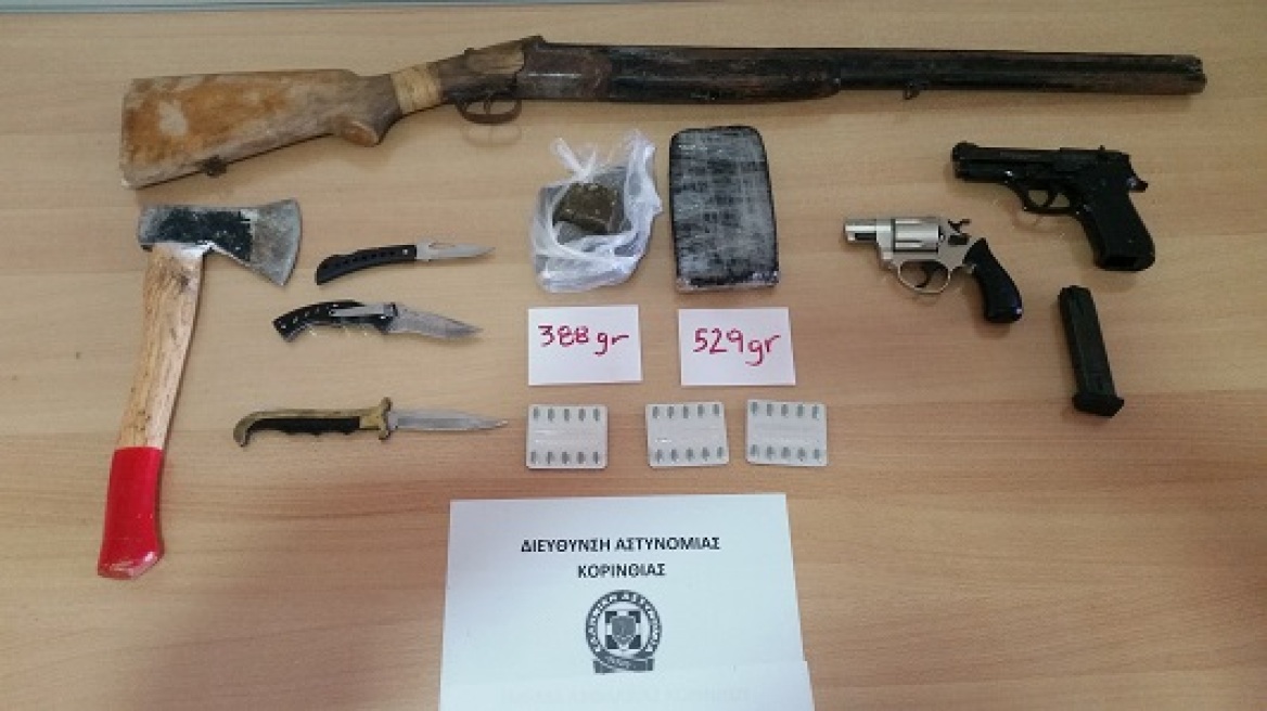 Σπείρα ενόπλων διακινούσε ηρωίνη στην Κορινθία