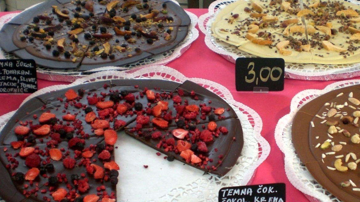 Σοκολατένια ... κεμπάπ και πίτσες στο Μάριμπορ