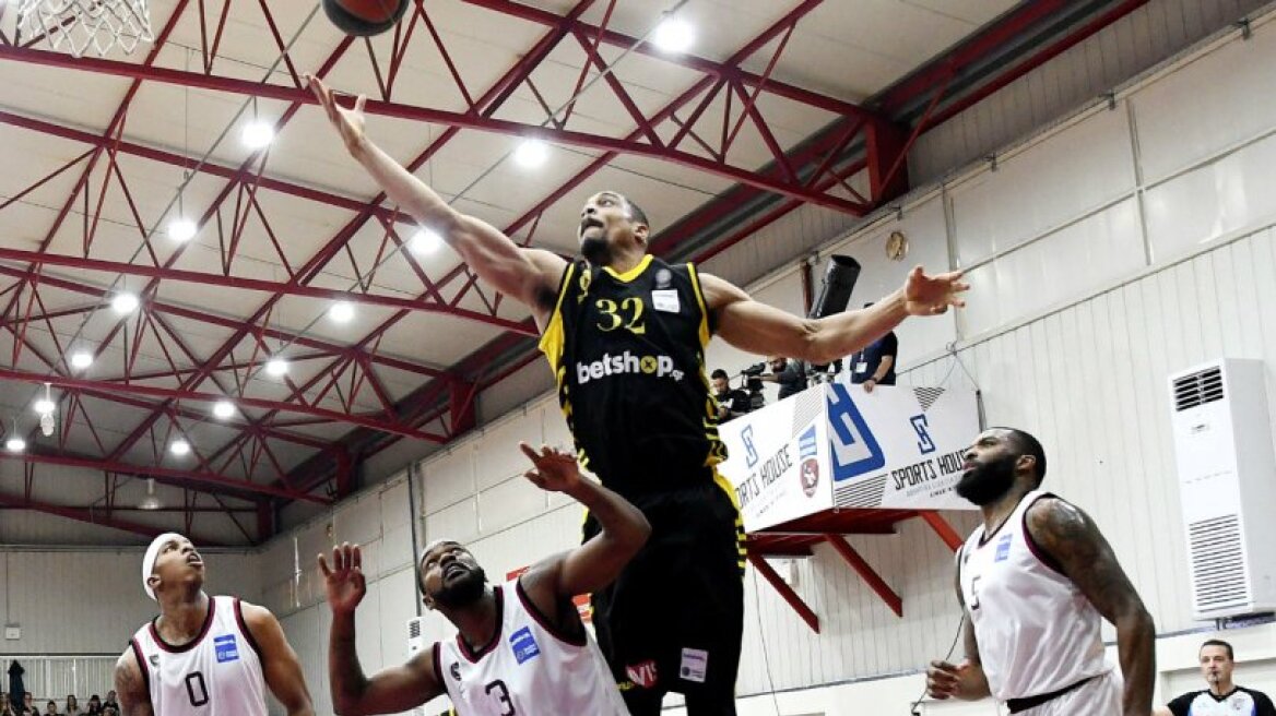 Basket League, Ήφαιστος Λήμνου-ΑΕΚ 74-87: Τα τρίποντα έκαναν τη διαφορά για την «Ένωση»