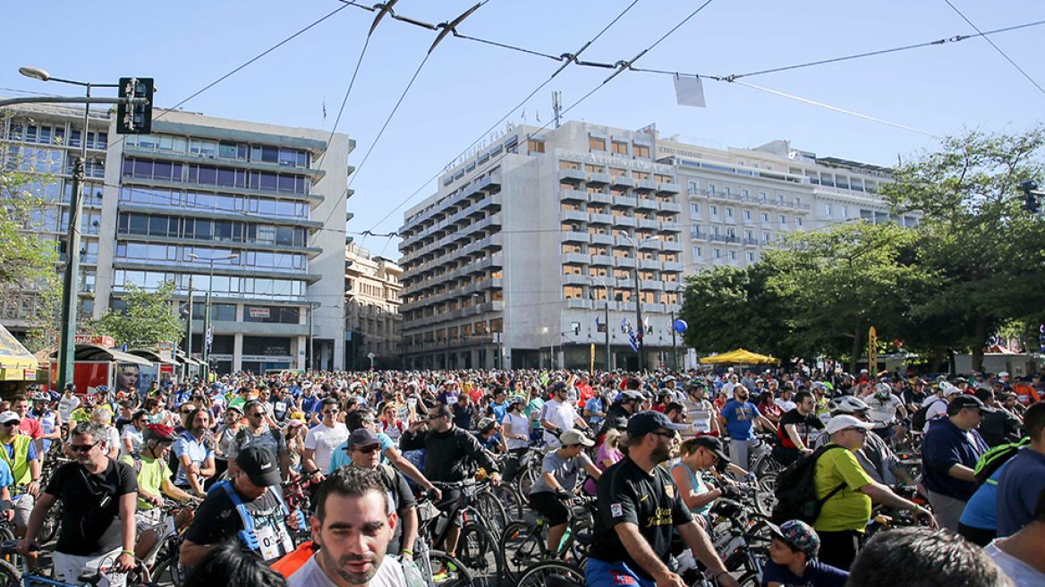 15 χιλιόμετρα στη πόλη με ποδήλατο