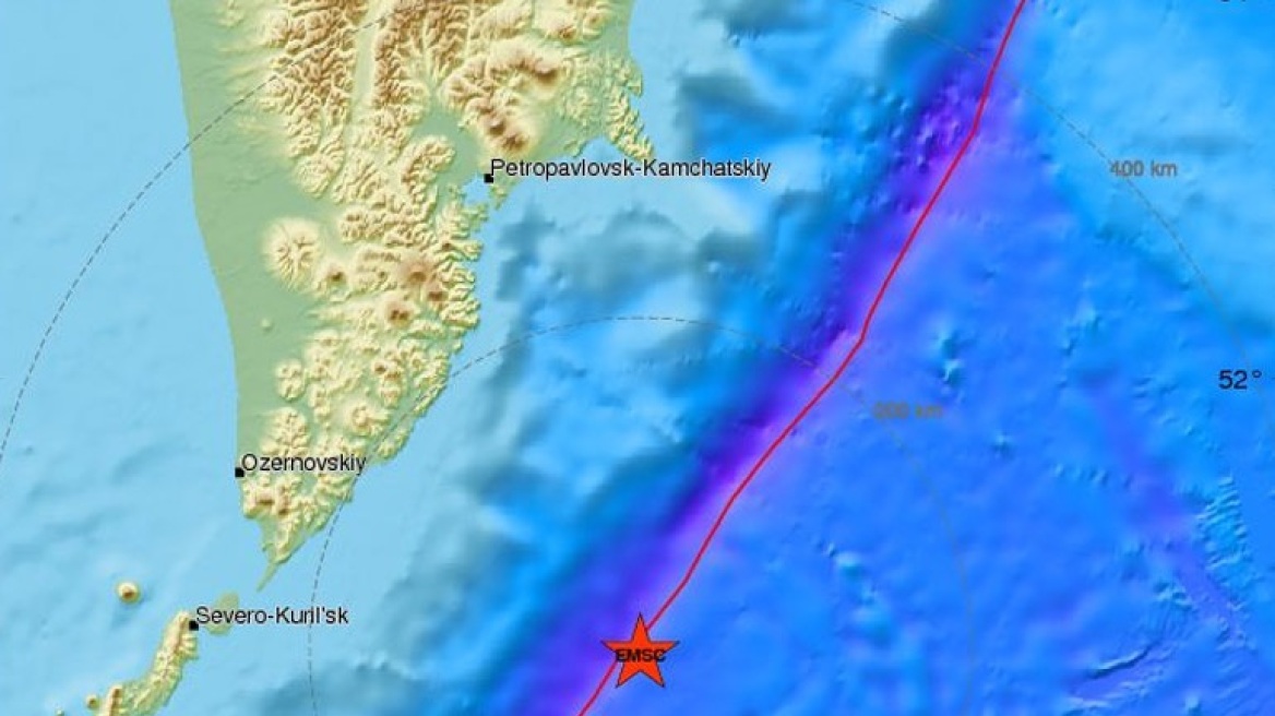 Ρωσία: Σεισμική δόνηση 6,1 βαθμών στις Κουρίλες Νήσους