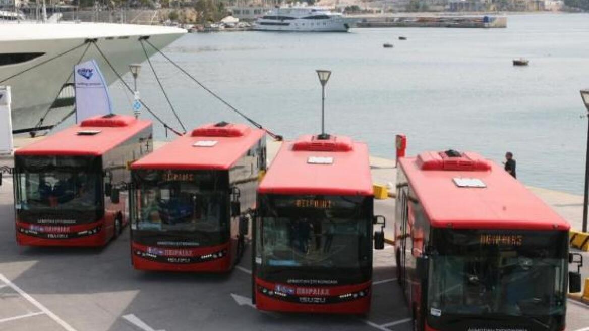 Στον Πειραιά νέα hi-tech λεωφορεία για τη δημοτική συγκοινωνία