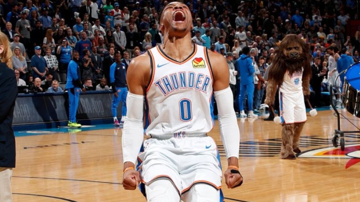 Ιστορικό triple double από τον Γουέστμπρουκ - Δείτε βίντεο