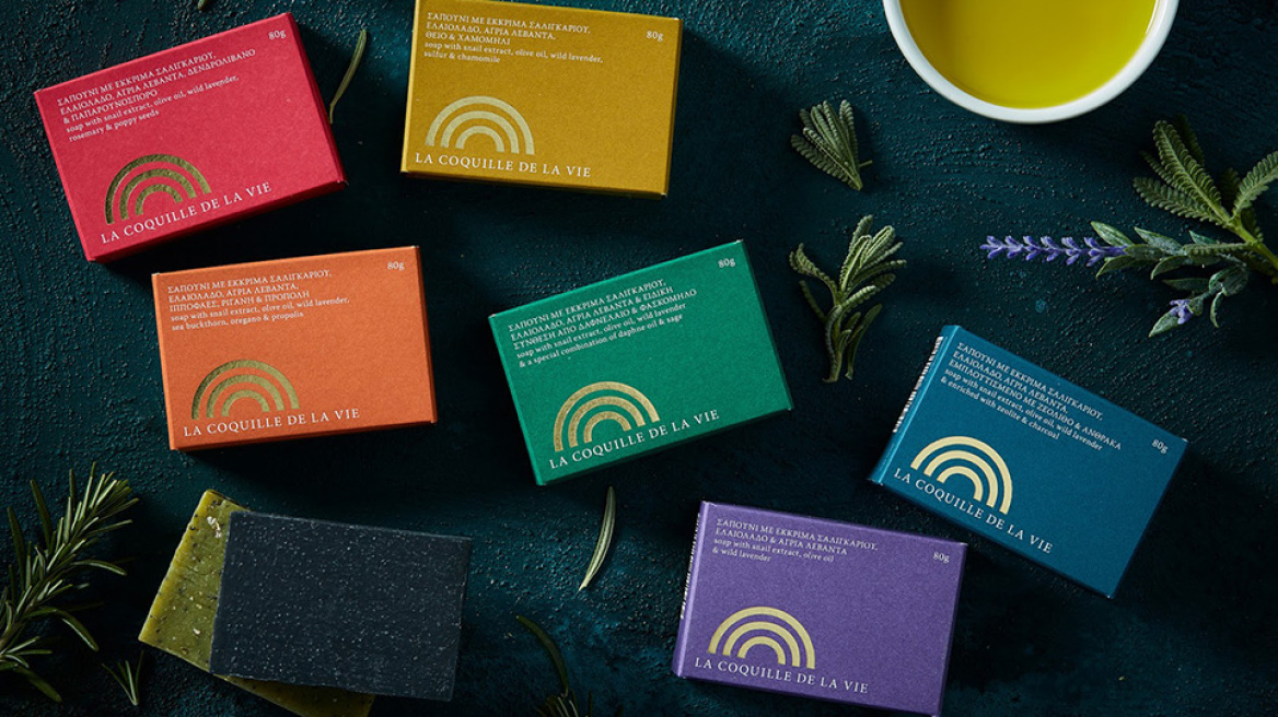 Σαπούνι με έκκριμα σαλιγκαριού