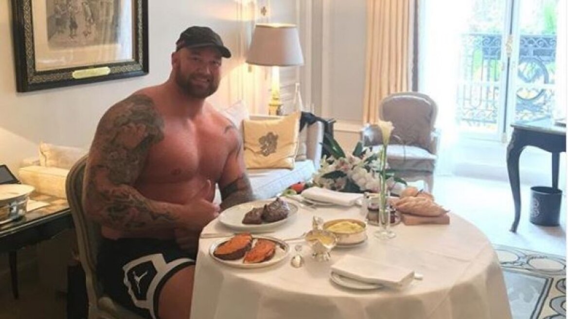 Το απίστευτο καθημερινό πρόγραμμα διατροφής του «Βουνού» από το Game Of Thrones