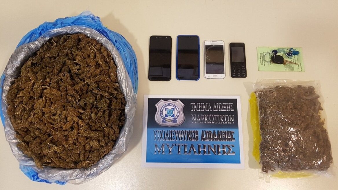 Με οδηγίες από τη φυλακή διακινούσαν χασίς στη Μυτιλήνη