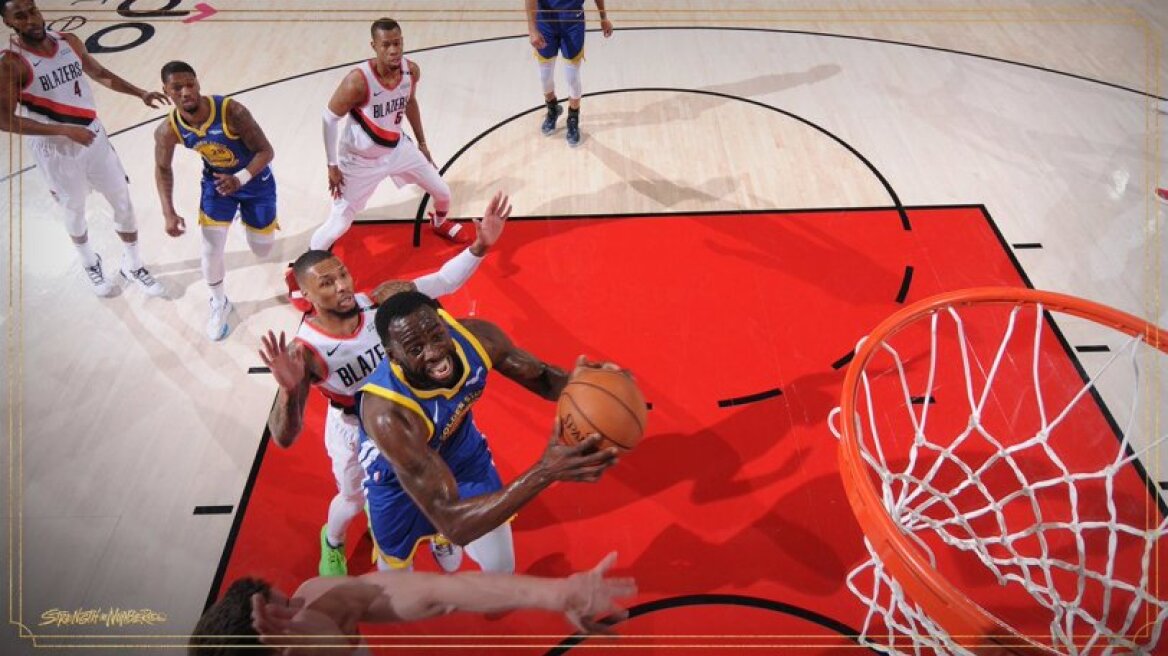 NBA, Μπλέιζερς-Ουόριορς 99-110: Μια «ανάσα» από τους τελικούς οι πρωταθλητές!