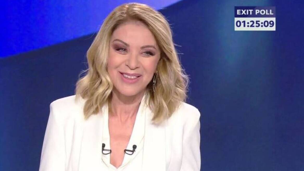 Η Ελλη Στάη ξεκίνησε την εκλογική βραδιά με... «Ελλη Στάη» 