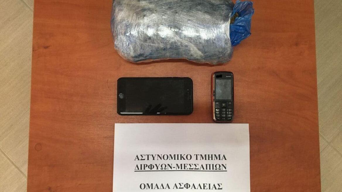 Αλλοδαπός θα έσπρωχνε μισό κιλό χασίς στην Εύβοια