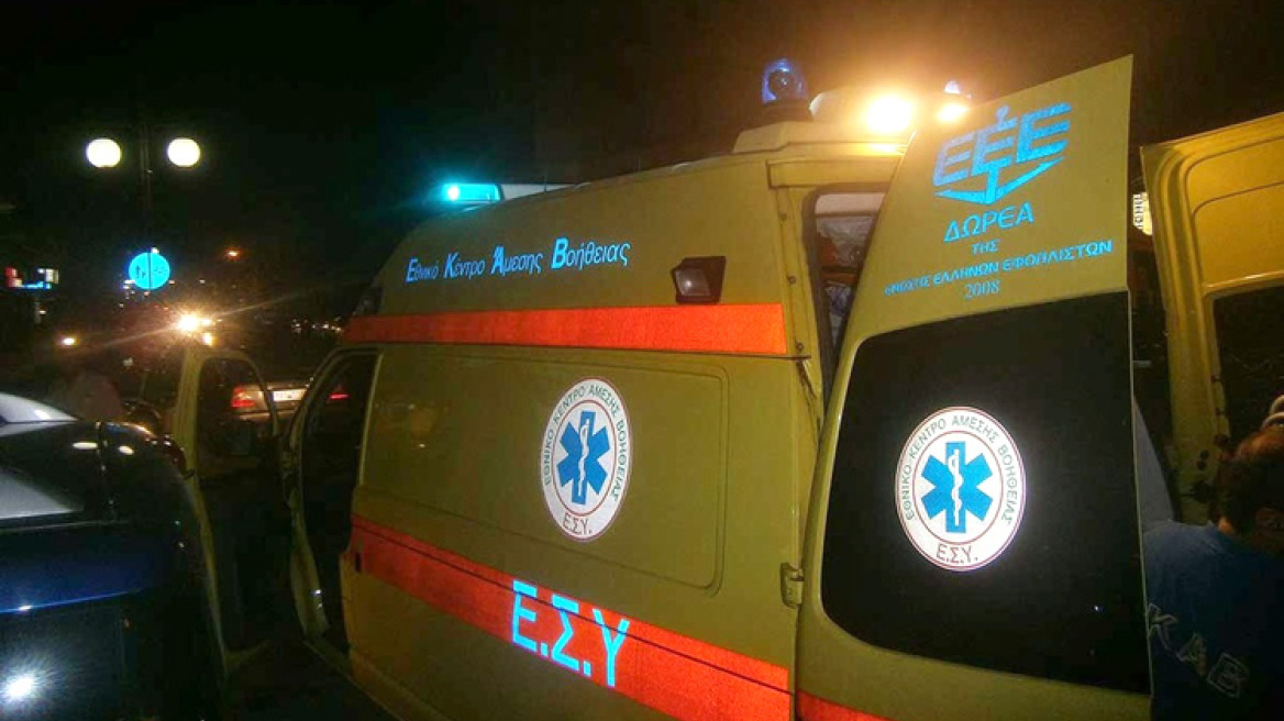 Ρέθυμνο: Σοβαρό τροχαίο με τέσσερις τραυματίες τα ξημερώματα