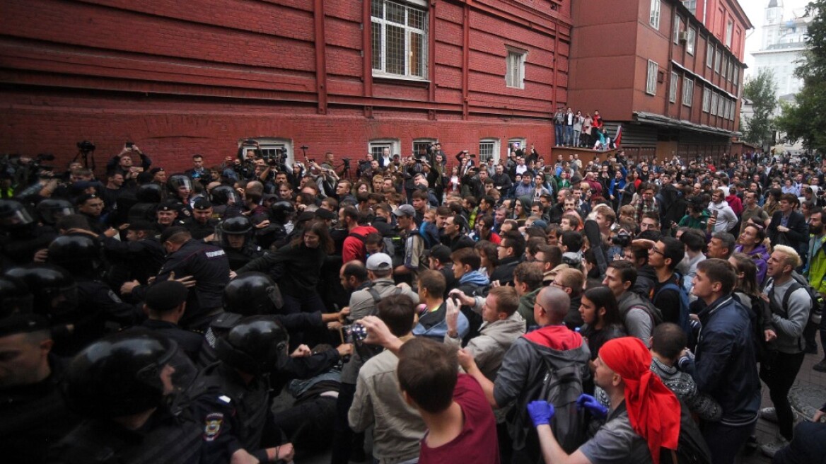 Ρωσία: Διαδηλώσεων συνέχεια για αποκλεισμό ανεξάρτητων υποψηφίων από τις εκλογές