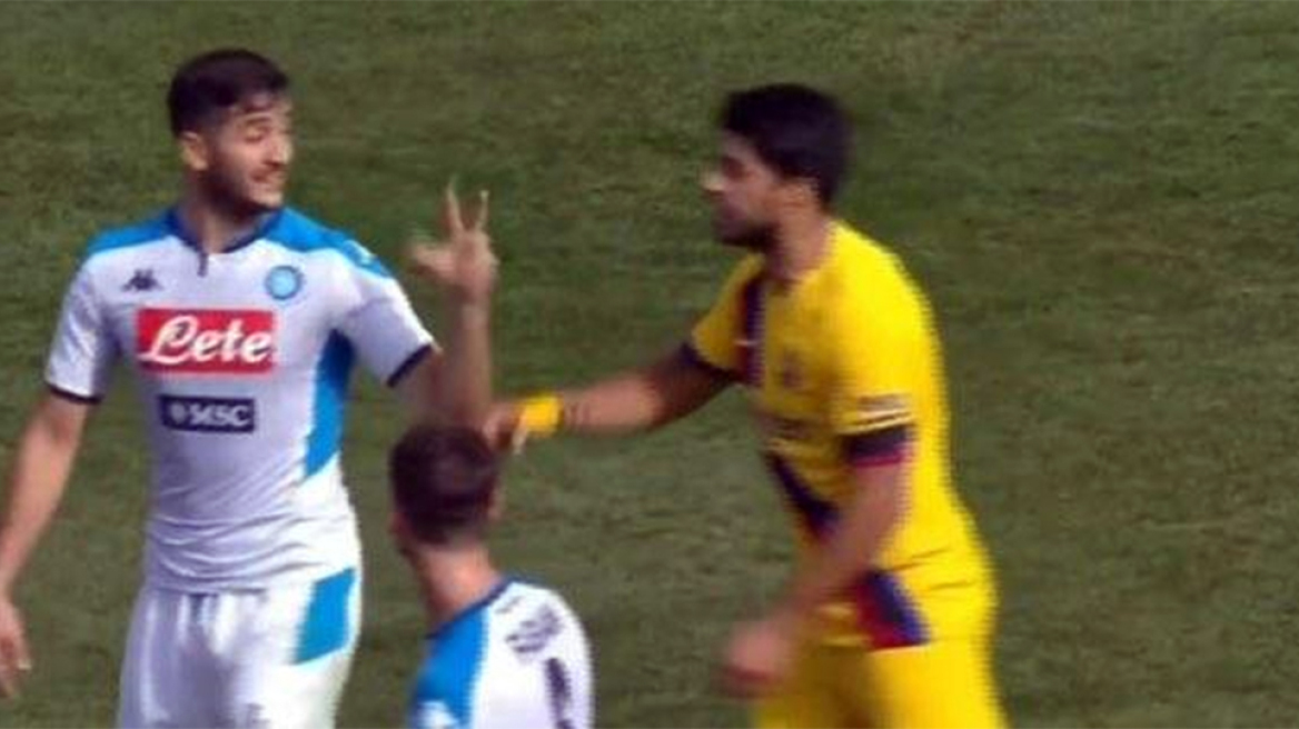 Ο Μανωλάς έδειξε στον Σουάρες... τρία δάχτυλα 