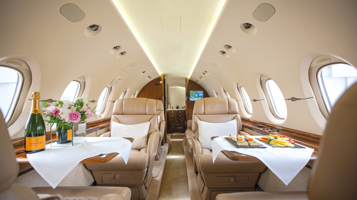 VIP στον αέρα: Πώς είναι η dolce vita στους αιθέρες