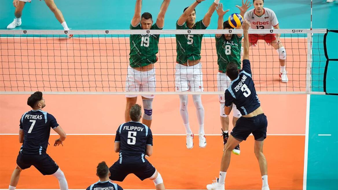 Ευρωβόλεϊ ανδρών: Η Εθνική υποκλίθηκε στην ανωτερότητα της Βουλγαρίας