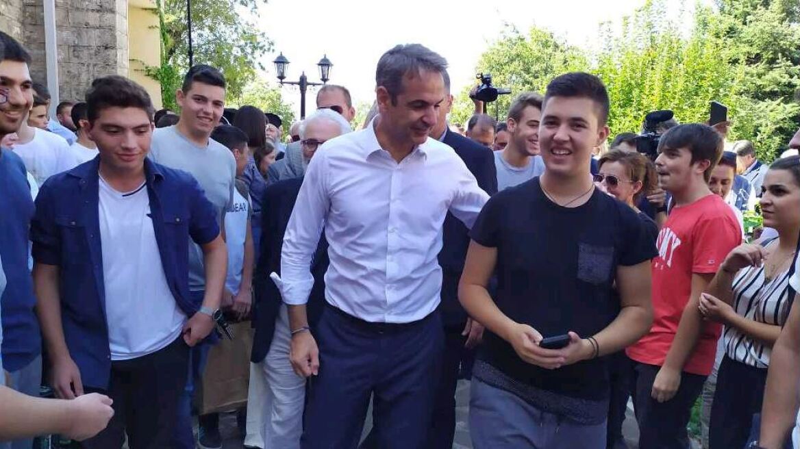 Στην Ιερά Μονή Βελλά ο Κυριάκος Μητσοτάκης