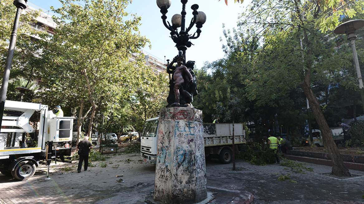 Ξεκίνησε η ανάπλαση στην πλατεία Εξαρχείων - Τι περιλαμβάνει 