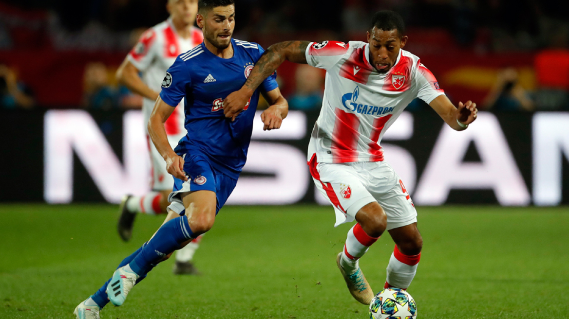 Champions League, Ερυθρός Αστέρας-Ολυμπιακός 3-1: Κατέρρευσε στο φινάλε