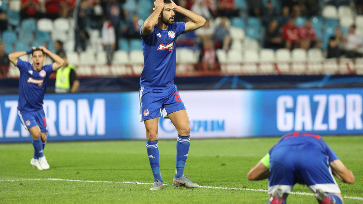 Ερυθρός Αστέρας-Ολυμπιακός: Πώς το 1-2 έγινε... 3-1 με το «τρίπτυχο» διαιτησία-λάθη-Μεριά