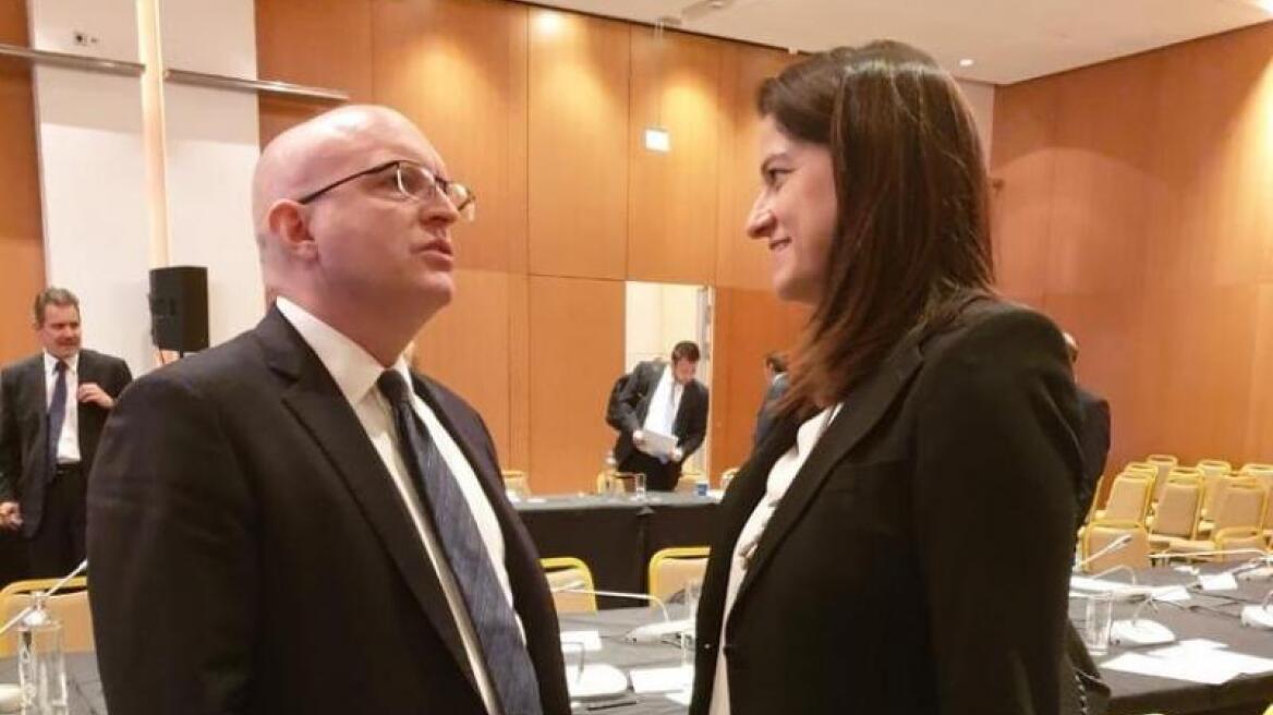 Συνάντηση Κεραμέως με εκπροσώπους της κυβέρνησης των ΗΠΑ