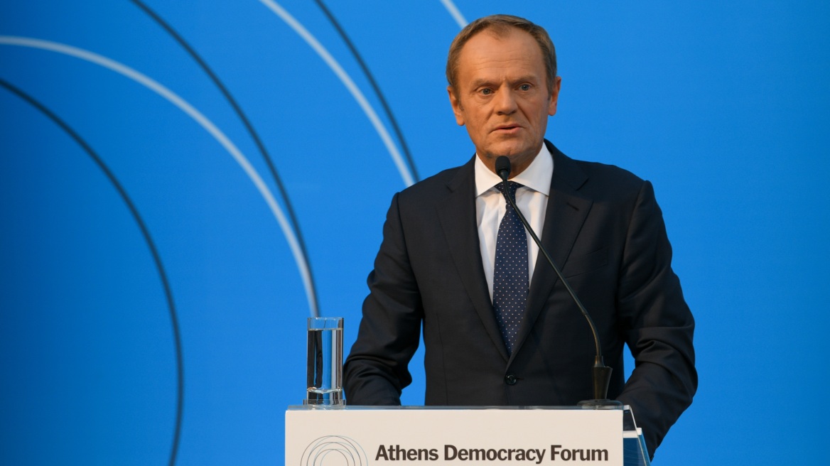 Τουσκ: Μητσοτάκης και Τσίπρας μιλάνε γι' αυτά που ενώνουν τους λαούς